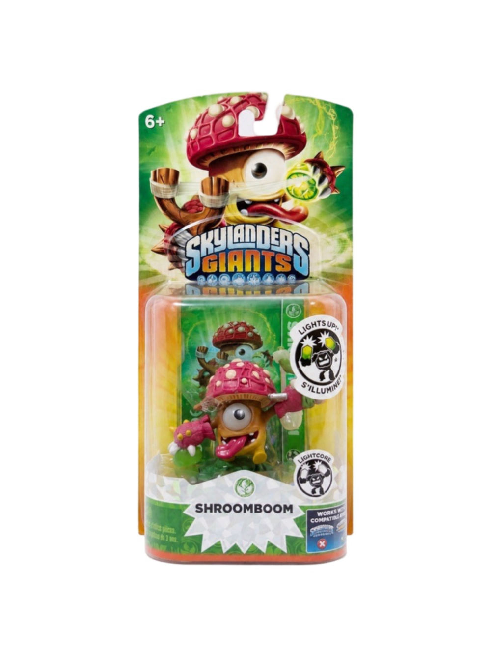 Skylanders Giants Lightcore Shroomboom Figure Activision 2012 New Sealed Lights
